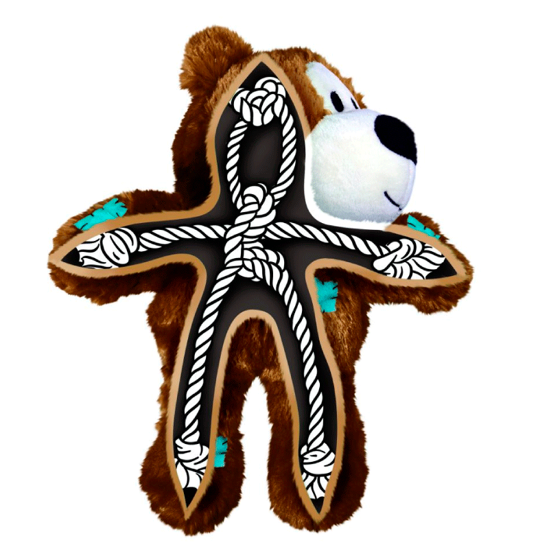 Peluches para Perros Kong Wild Knots Oso Peluches para Perros Kong Wild Knots Oso